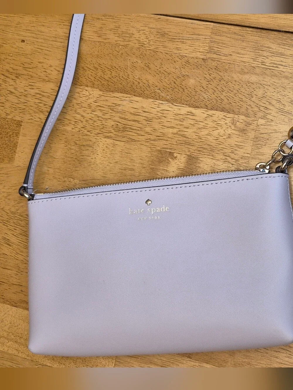 Kate Spade New York Ivy Street Amy Smooth Leather Crossbody Bag Lilac Moon $198 - Picture 8 of 8